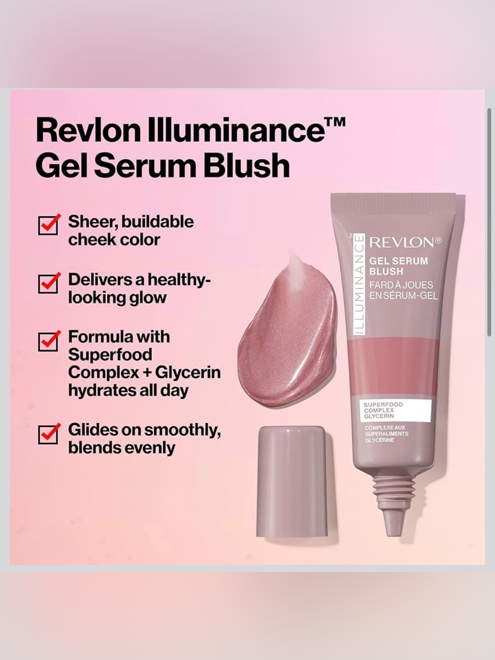 Revlon Illuminance Gel Serum, 120 Striking Rose - Picture 3 of 8